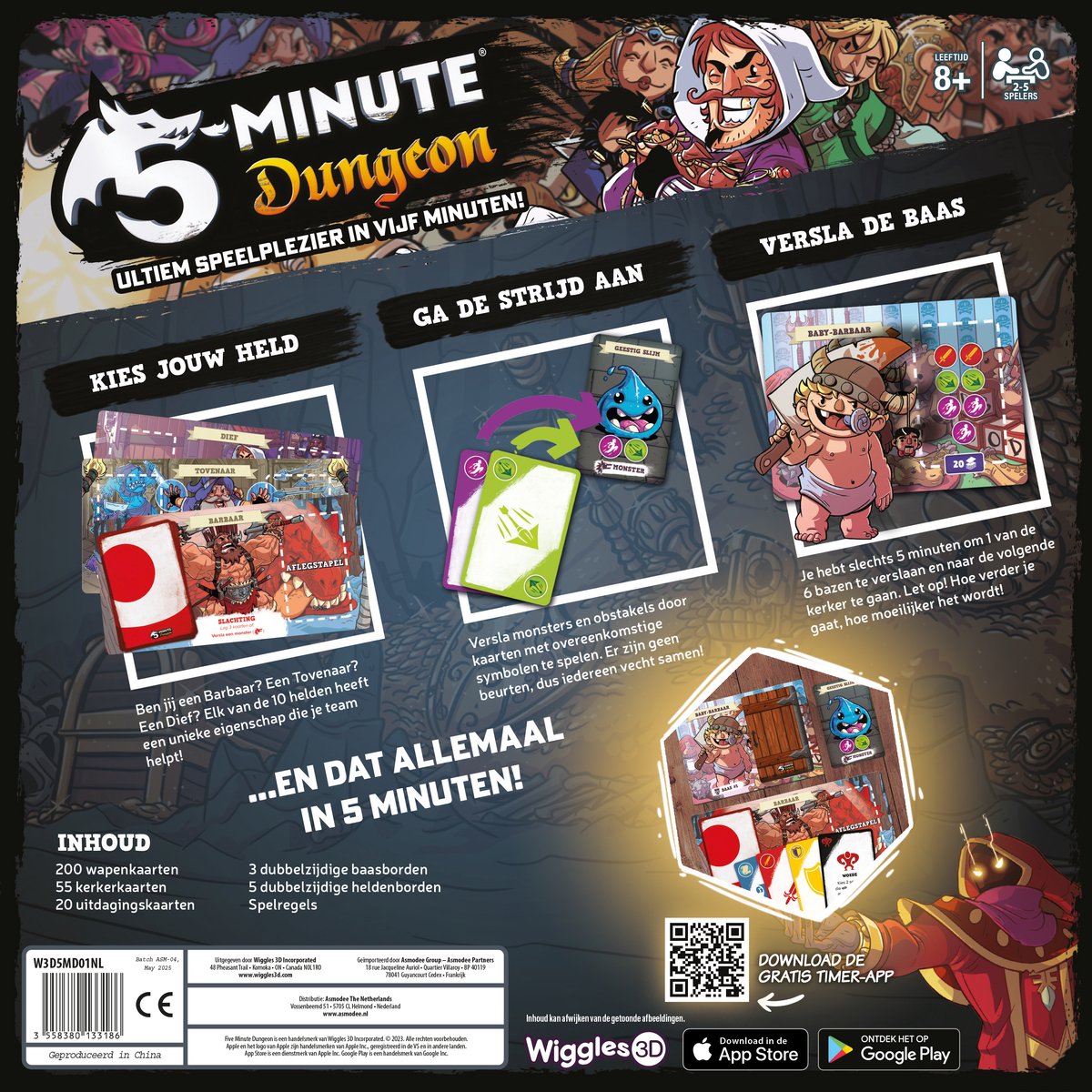 Asmodee kaartspel 5 Minute Dungeon coöperatief spel voor kinderen. — cadeau in Spellen & Speelgoed - foto 4