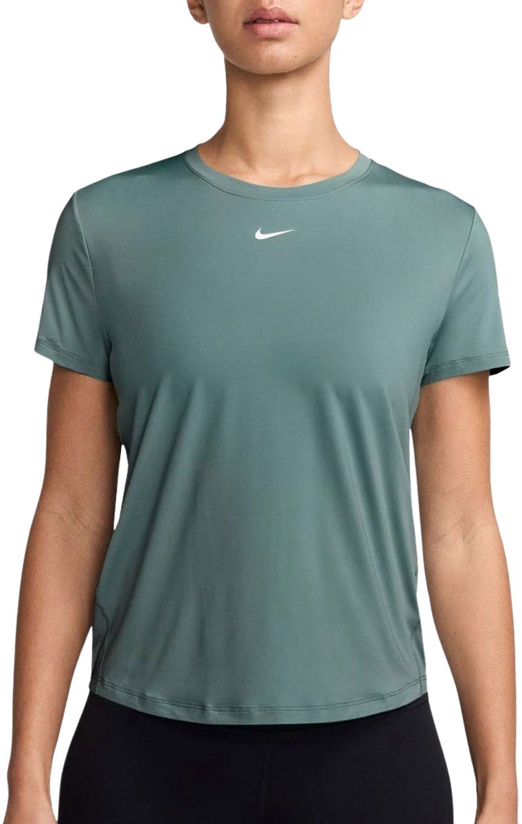 Nike One Classic Dri-FIT Shirt Dames Wit