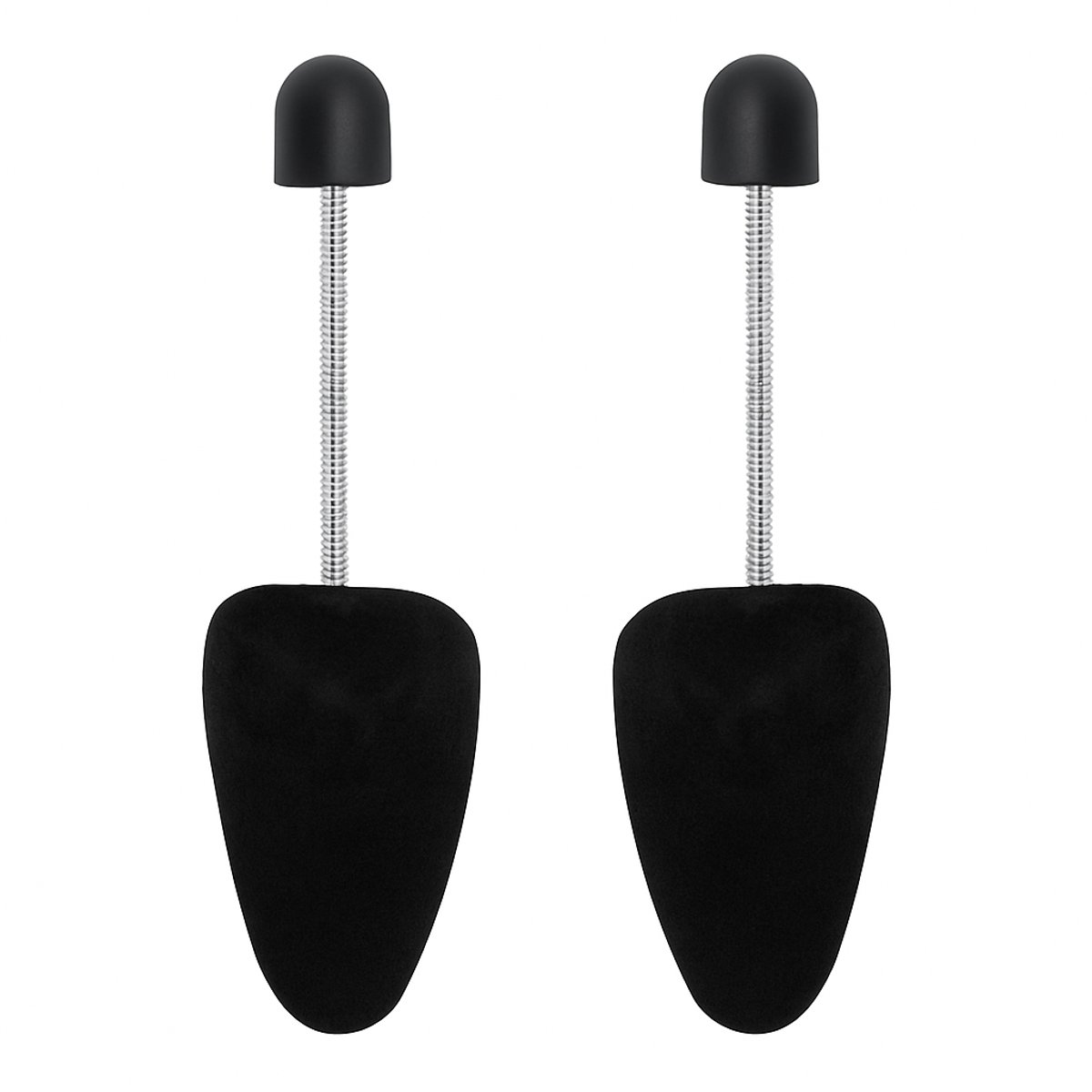 Velours schoenspanners Contour Men Flex – heren schuimspanners met veer