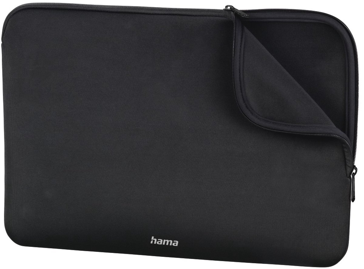 Hama Neoprene laptopsleeve - 13,3inch - Zachte voering - Zwart