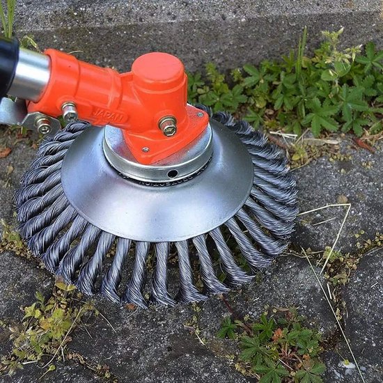 Weed Brush voor Brush Cutter - 200 x 25.4 mm - Professionele Weed Trimmer Accessoires - 30 Strands Staal Draad — afbeelding 2