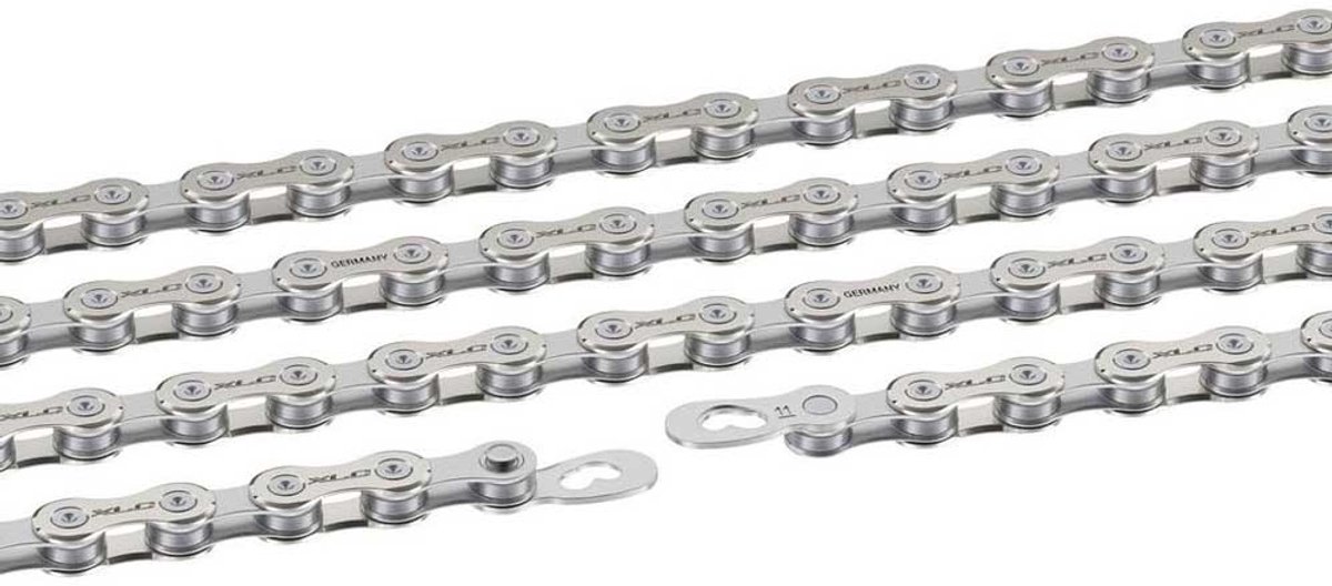 XLC CC-C06 Fietsketting - 11V - 124 schakels - 11/128 - Zilver - Ebike