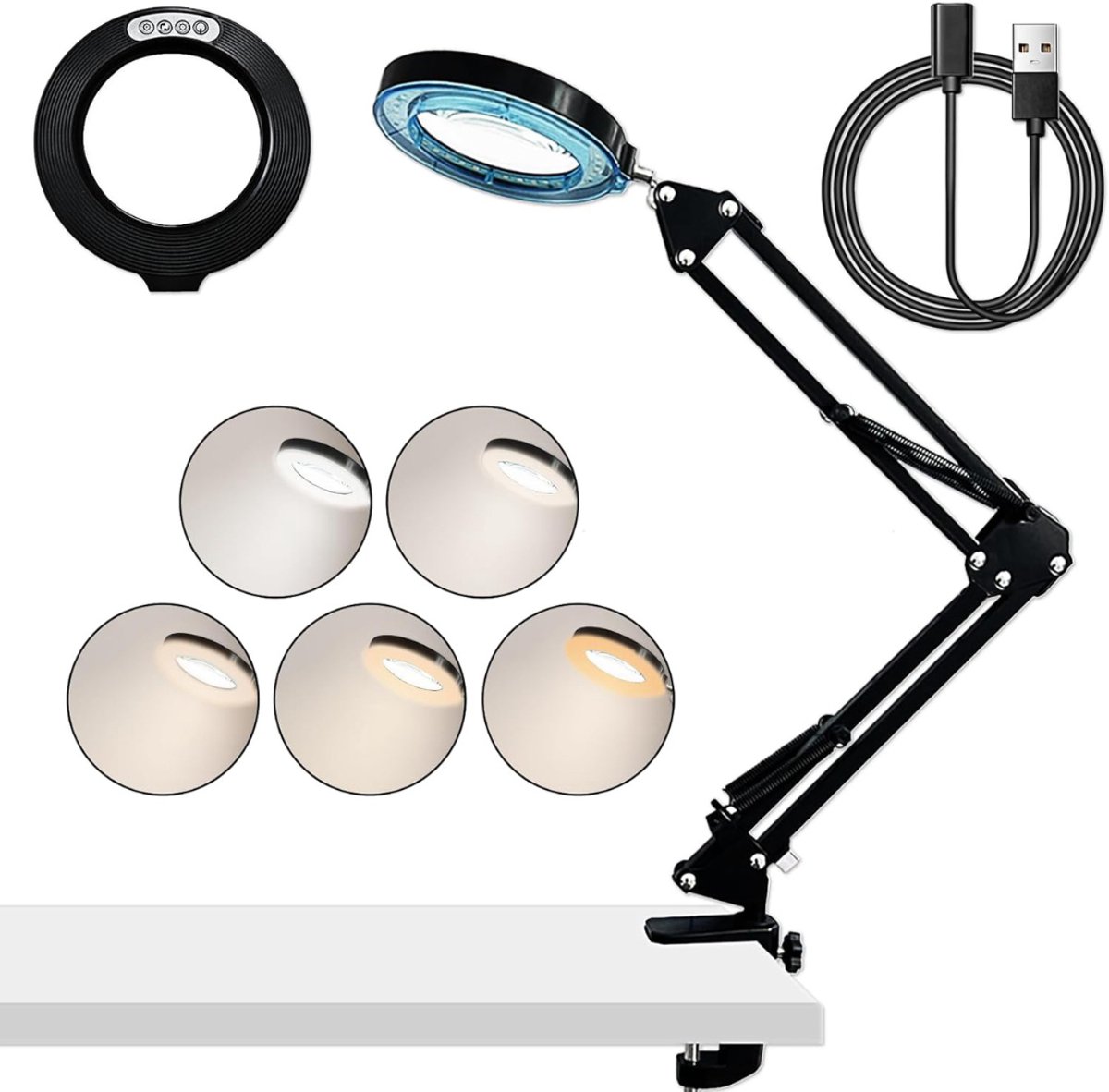 Loeplamp met Standaard - Lamp met Led Verlichting