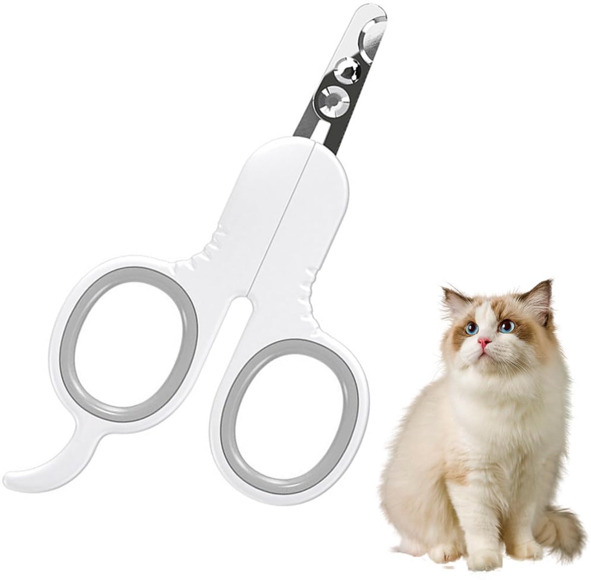 1 piece professional cat nail clipper, conical, 2 mm, ideal for puppies, rabbits, birds, easy to use