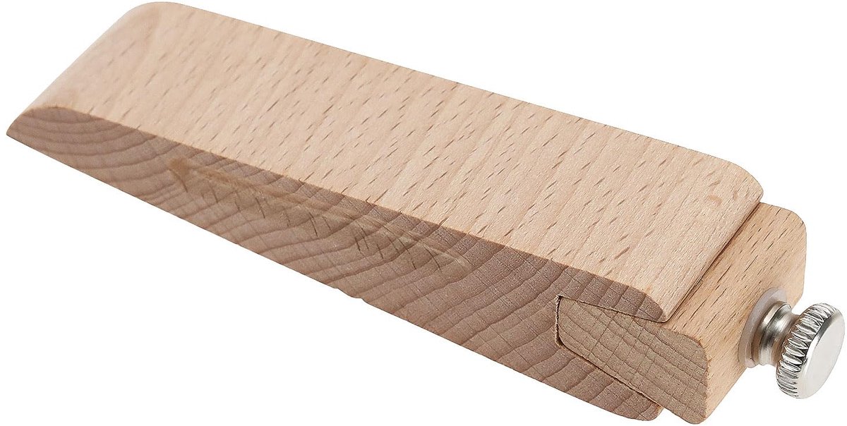 Houten schuurpapierhouder, verstelbare schroefhouder voor schuurblokken, polijstgereedschap voor doe-het-zelf randpolijsten en schuurpapierslijpgereedschap