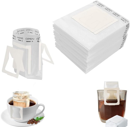 draagbaar Koffiefilter - voor thuis op reis en op kantoor - Bol