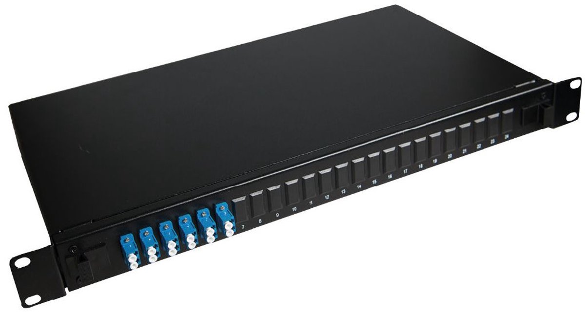 Fibre patch panel 19'' 1U