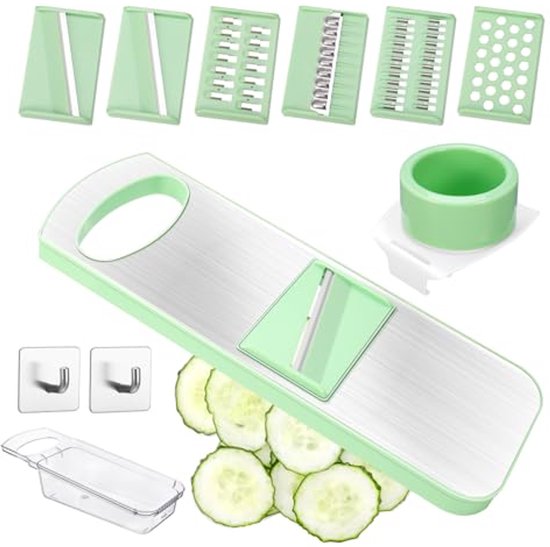 Multifunctionele groentesnijder, professionele keukenmandoline, 15-in-1