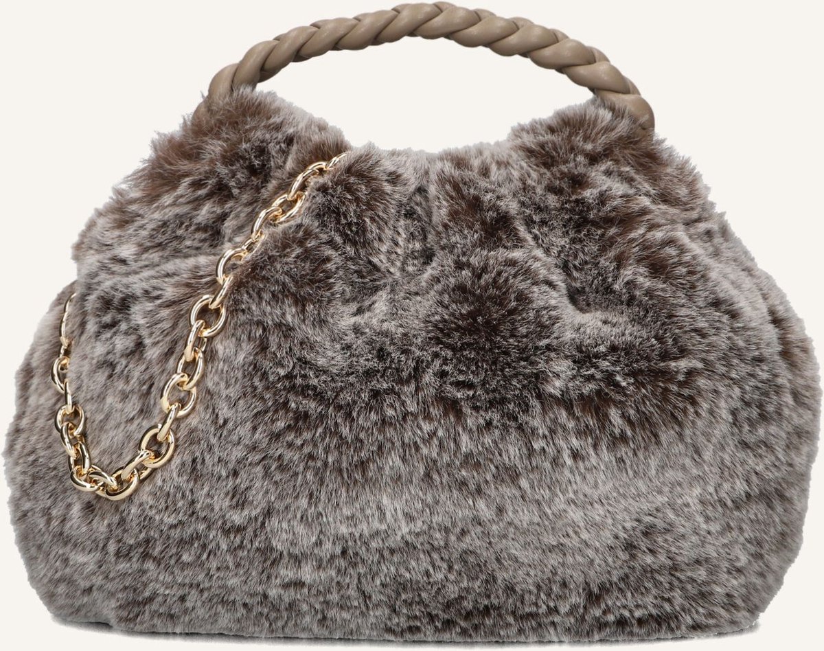 Unisa Zben Handtassen Dames - Taupe - Maat ONESIZE