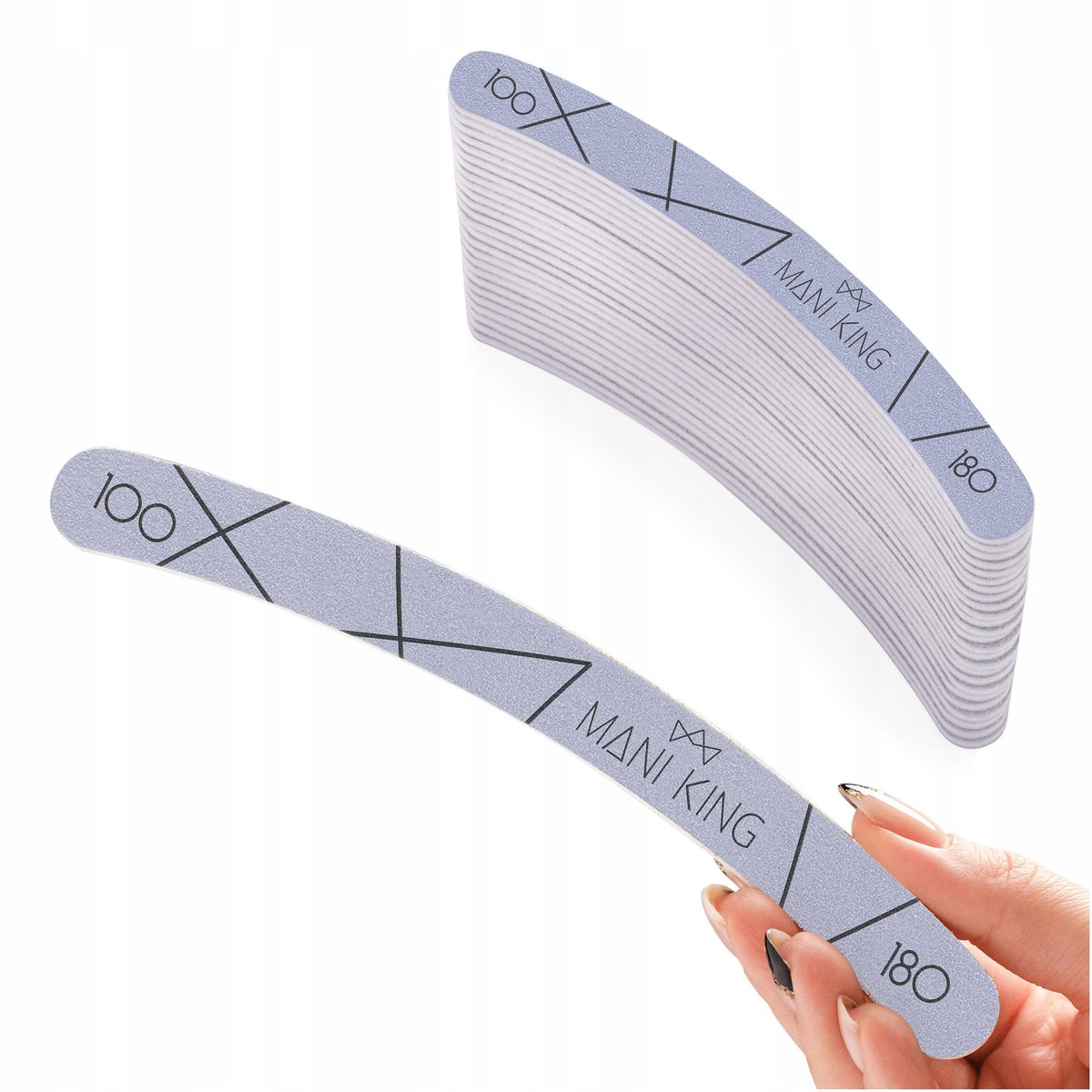 Mani King Bananenvijlen Set 25 stuks 100/180 - Professioneel