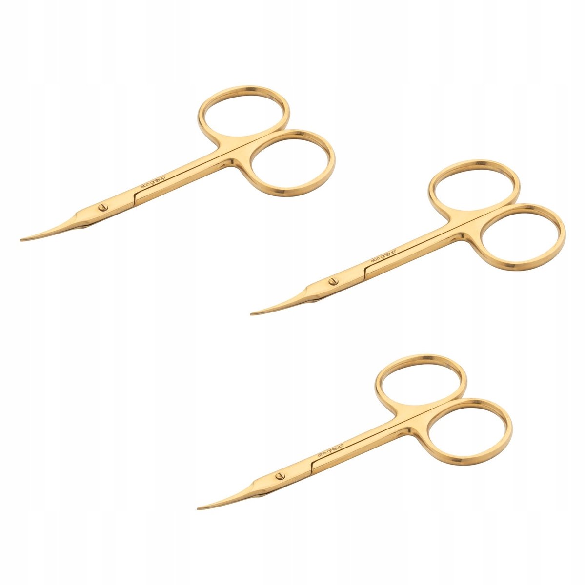 Nagel- en huidplooischaren, 10cm, RVS, set van 3