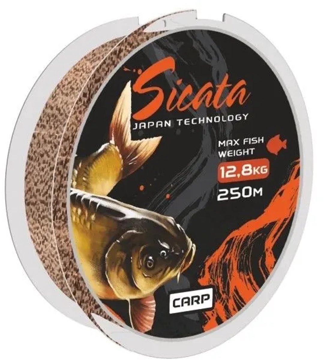Mistrall Sicata Carp Vislijn 0.35mm 300m - Hoge Kwaliteit Visdraad