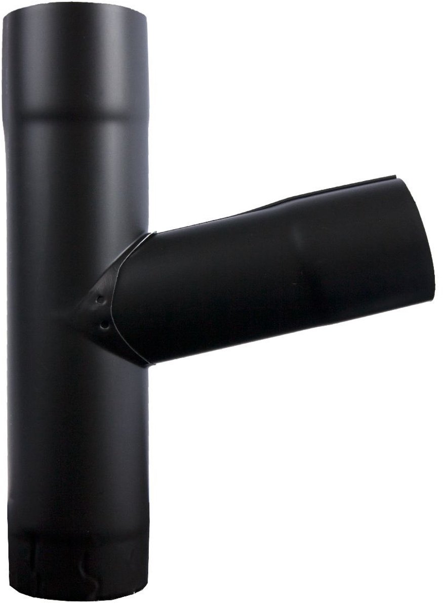 Vestis Zwarte T-Stuk 72° | K2 Mat Grafiet Zwart | ø80 mm