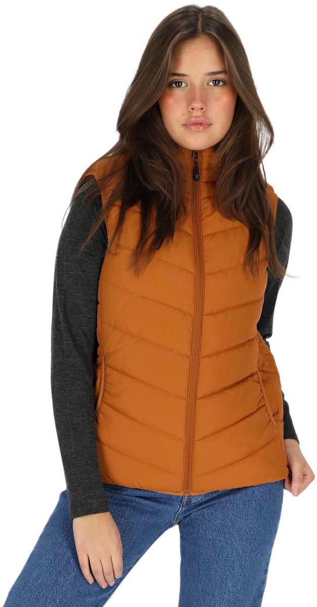 X-trail Ottawa Bodywarmer – Gewatteerd damesvest Bruin