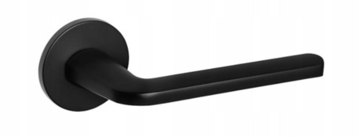 VDS Yoko Fit deurlink zwart, 6mm rozet, ZnAl