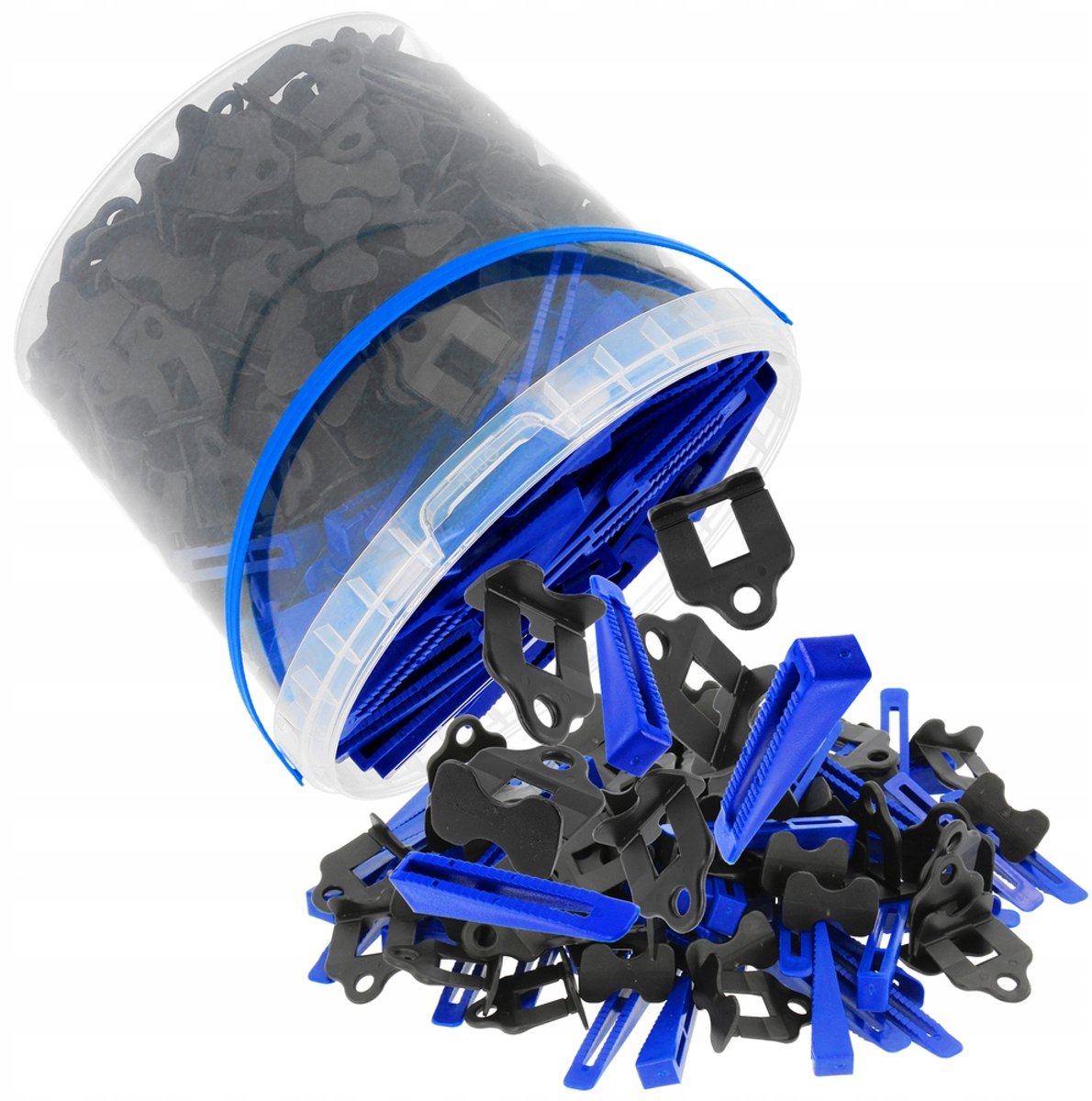 SimpleFix tegelnivelleringsset: 100 wiggen, 300 clips (6-15 mm)