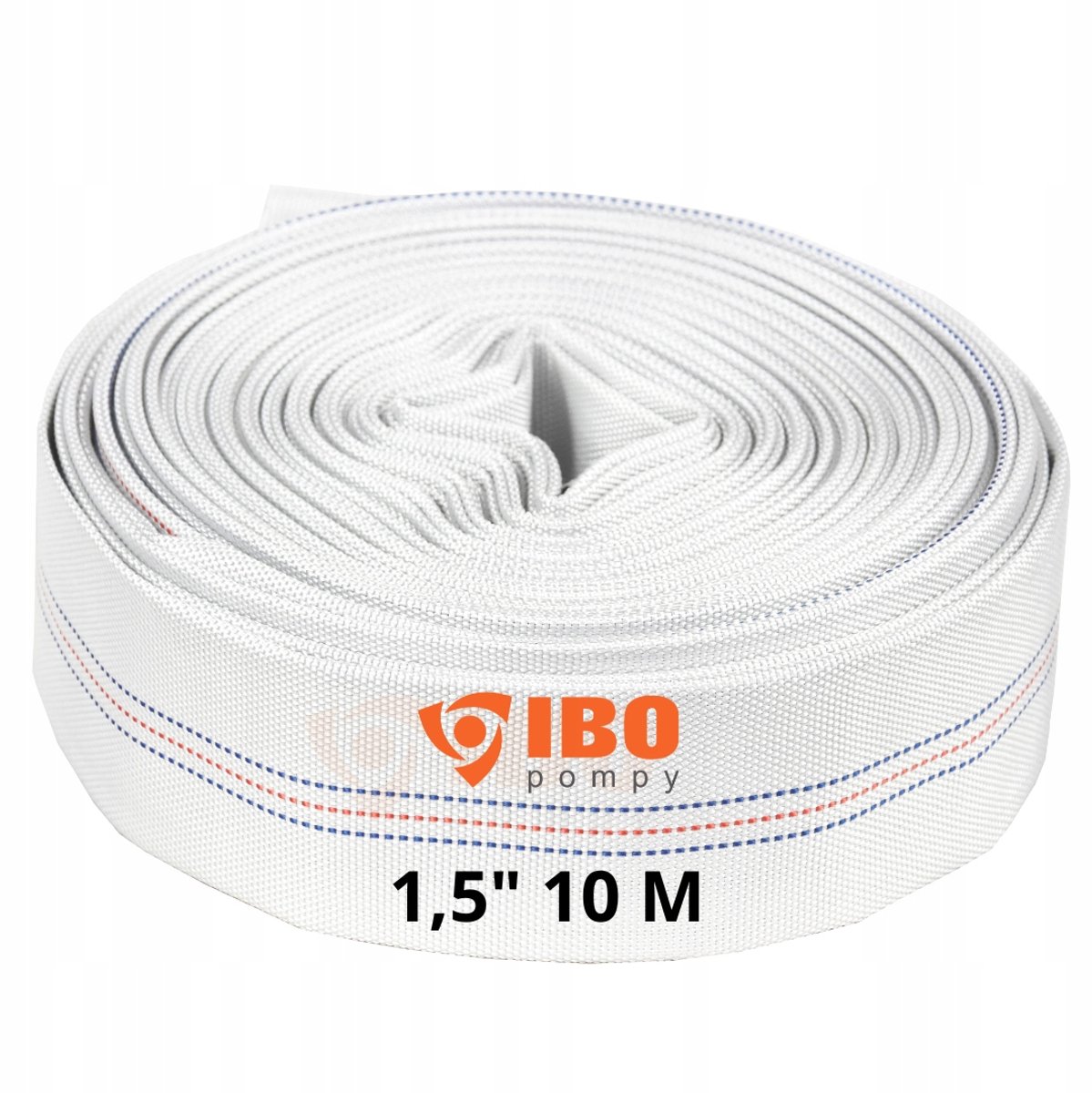 IBO Brandweerslang 10m 1,5 inch - Sterk en duurzaam