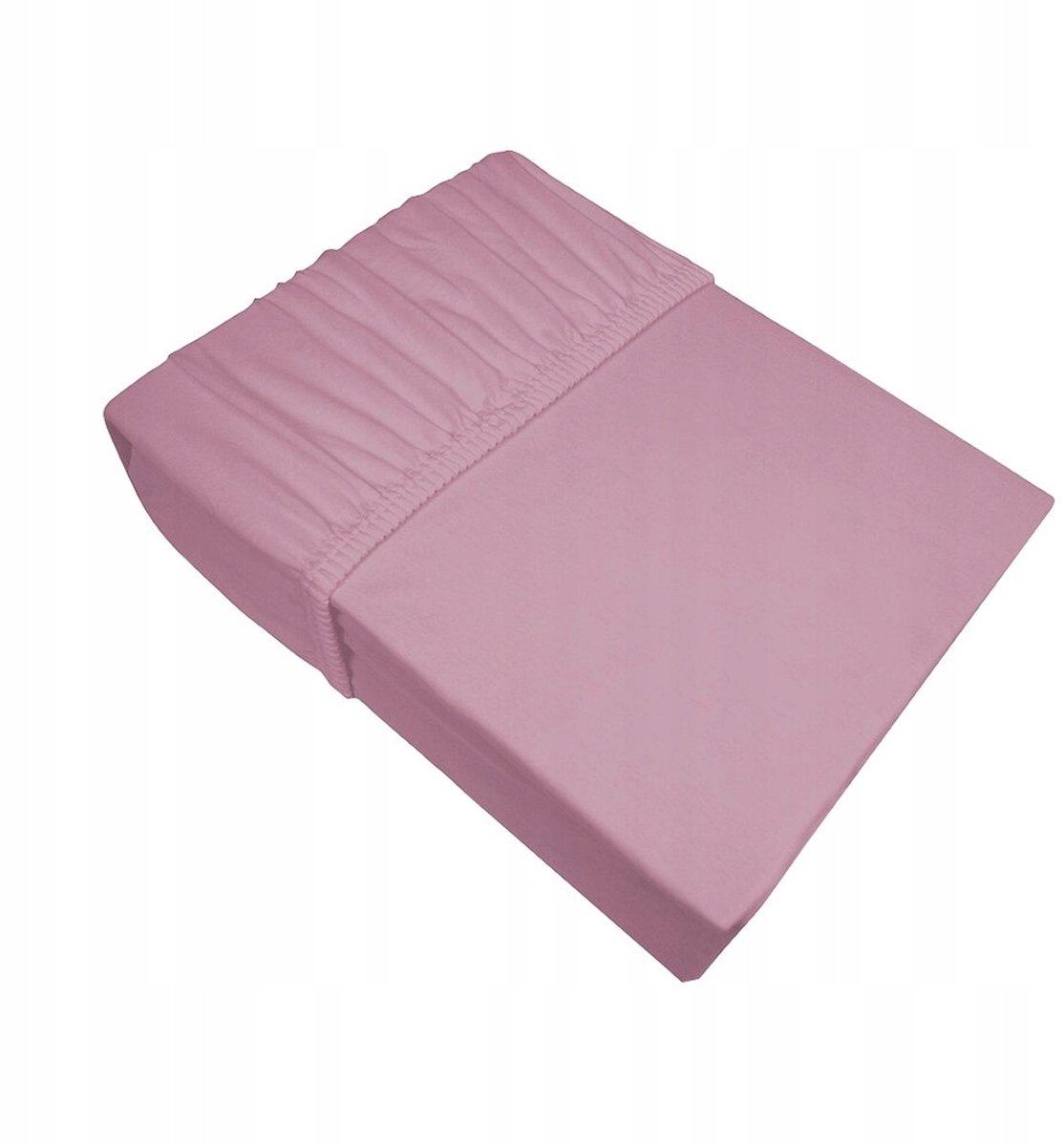 Hoeslaken Jersey 180x200 cm Roze Katoen met Elastiek