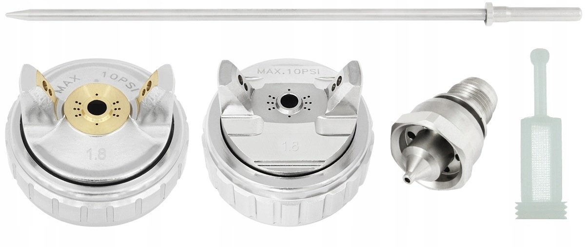 LEADER LVLP 1.8mm Lakspuitmondstuk met Tankfilter