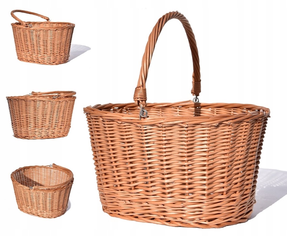 Handgemaakte Wikken Mand - Boodschappen & Paddestoelen