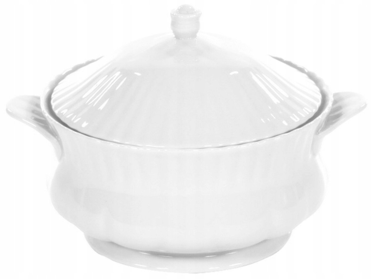 Servies Iwona 45-delig Wit Porselein voor 12 Personen