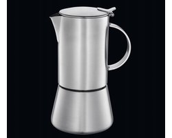 Cilio Aida Moka Pot - RVS, 4 Kopjes, Geschikt voor Inductie