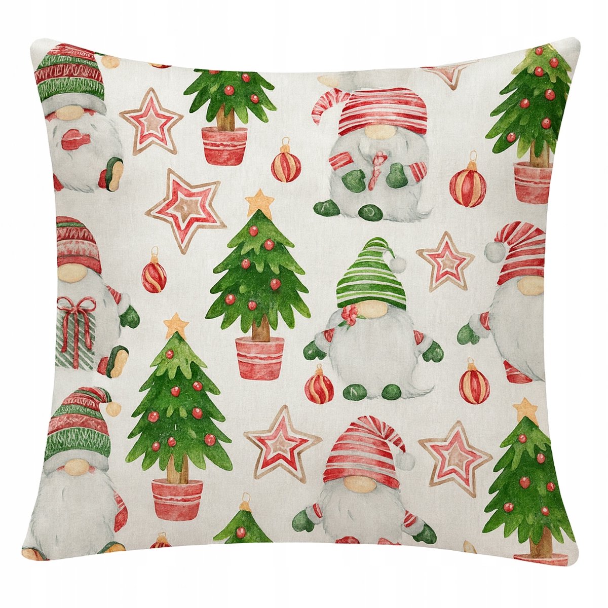 Kerstkussenhoes Katoen 40x40 cm - Diverse Feestelijke Ontwerpen