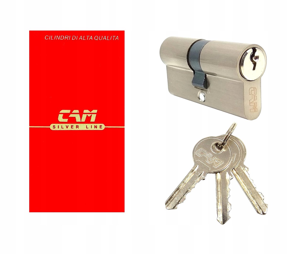 CAM Deurslot Cilinder 30/30 - Cilinder 60mm met 3 Sleutels