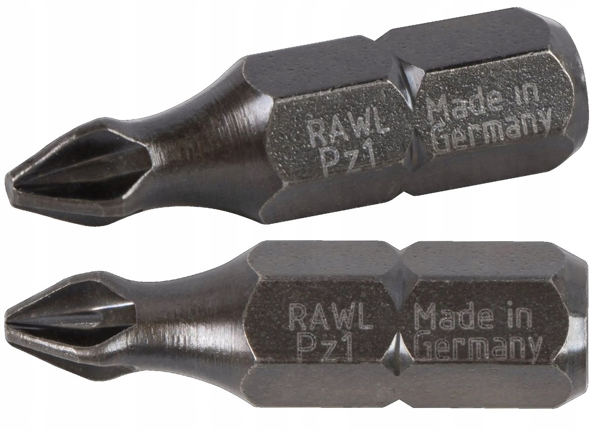 Rawlplug-bit PZ1 25 mm Pozidriv kruiskop - 1 stuk