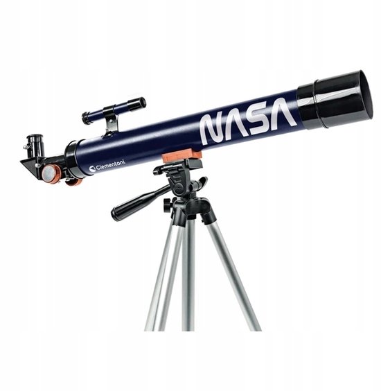 Clementoni | Télescope Enfant 8 Ans – Explore par-Delà l'Horizon | Grossissement 300× | Trépied Réglable 130 cm | Observation Lune et Étoiles | Jeu Éducatif Astronomie | Développé en Italie