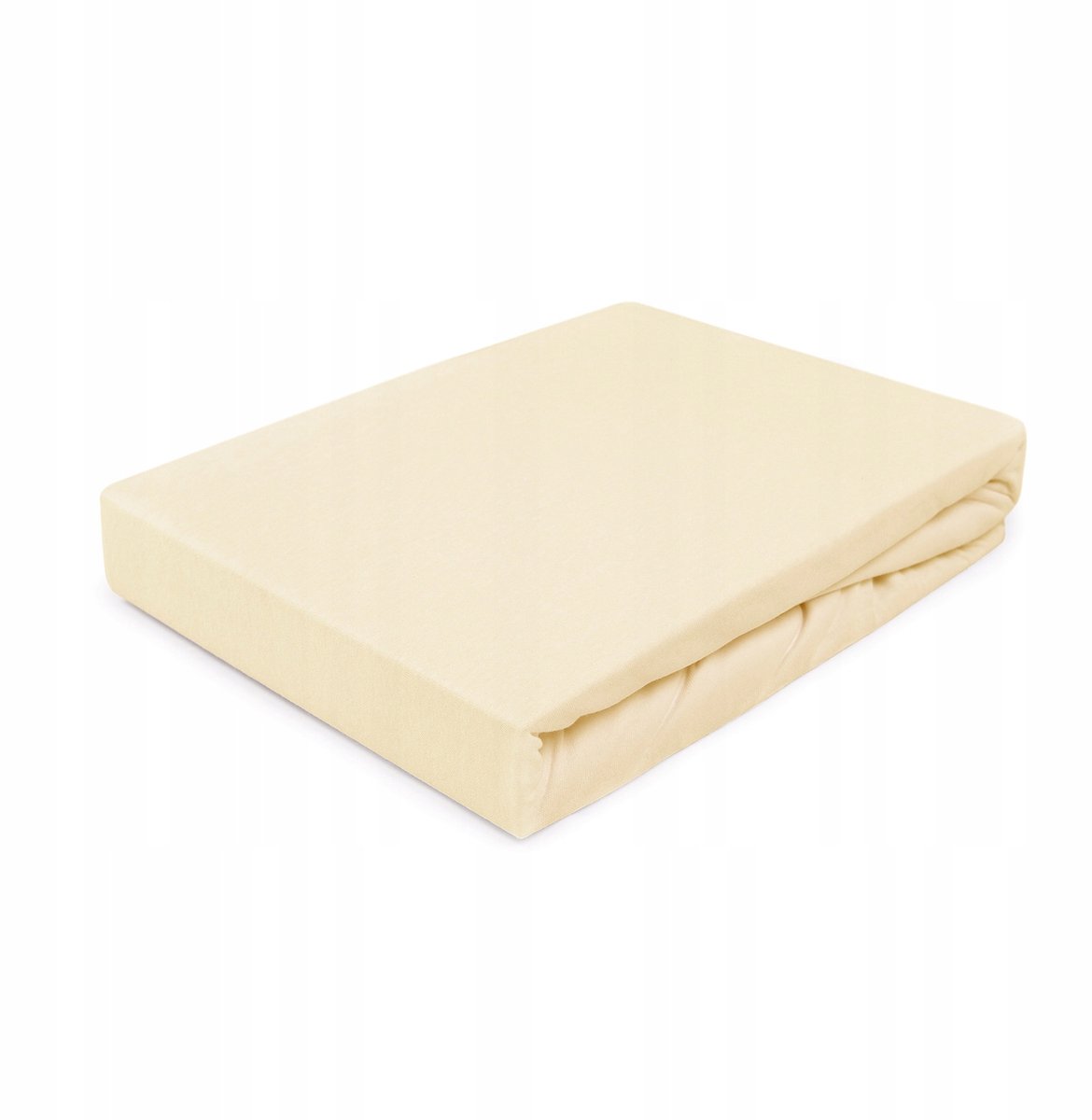 Jersey Hoeslaken met Elastiek 80x160cm - Crème