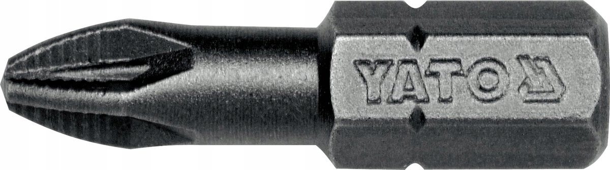 Yato Schroefbits PZ2x25mm 1/4'' 50 stuks - Non-slip S2 Staal