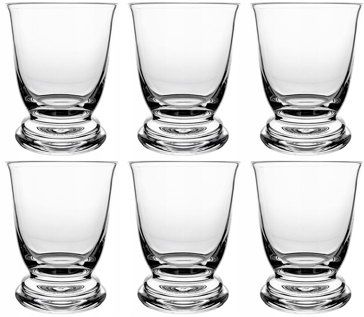 Krosno Handgemaakte Glazen 300ml - Set van 6 - Drinkglazen