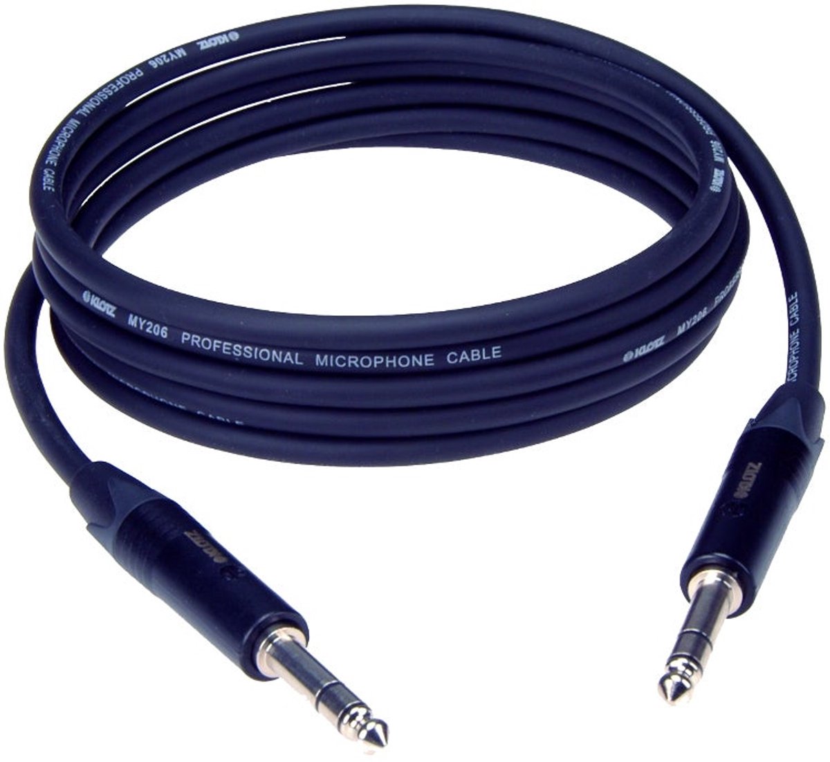 Klotz B4PP1-1000 Neutrik jack 3p - jack 3p 10 meter kabel