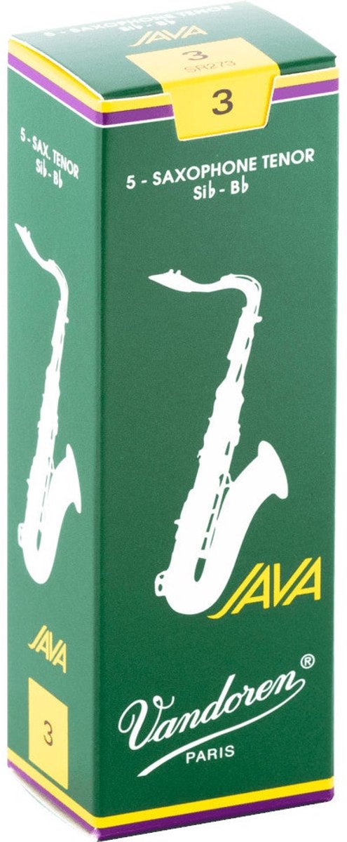 Vandoren Java Tenorsaxofoon 3 doos met 5 rieten - Riet voor tenor saxofoon