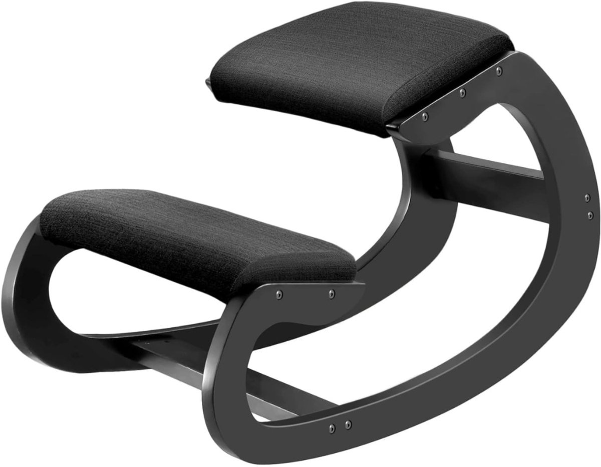 VIN® Kniestoel Ergonomisch – Balansstoel – Rug Corrector – Postuur Corrector - Werkstoel – Kniestoel Met Rugleuning – Bureaustoel – Verlicht Nekpijn En Rugpijn - Meditatie