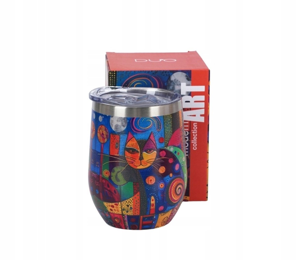 Duo Modern Thermosbeker RVS 330ml - Stijlvol & Praktisch