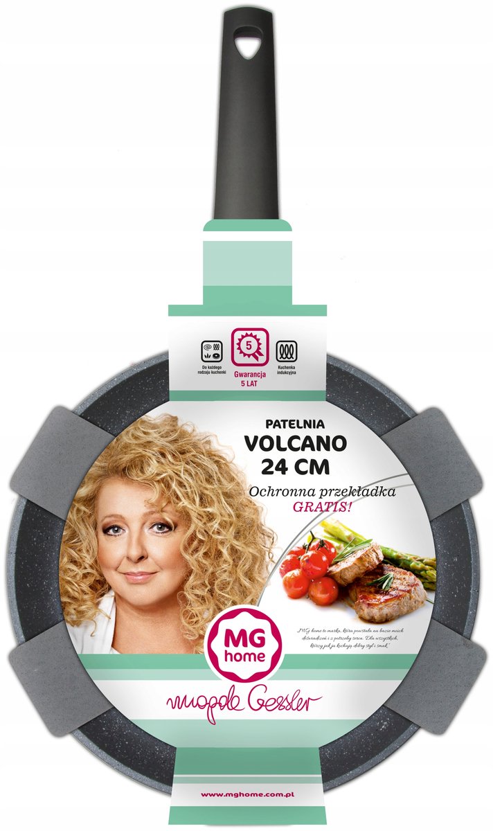 MG Home Volcano Koekenpan 24cm - Antiaanbaklaag, Vaatwasserbestendig