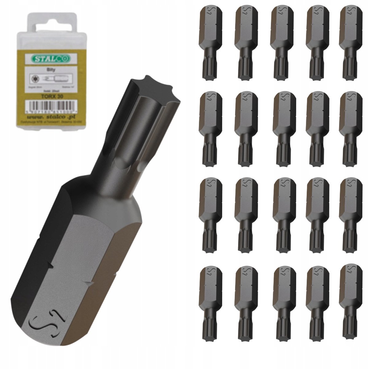 Stalco Torx Bit T15x25mm 1/4" - Set van 20 stuks