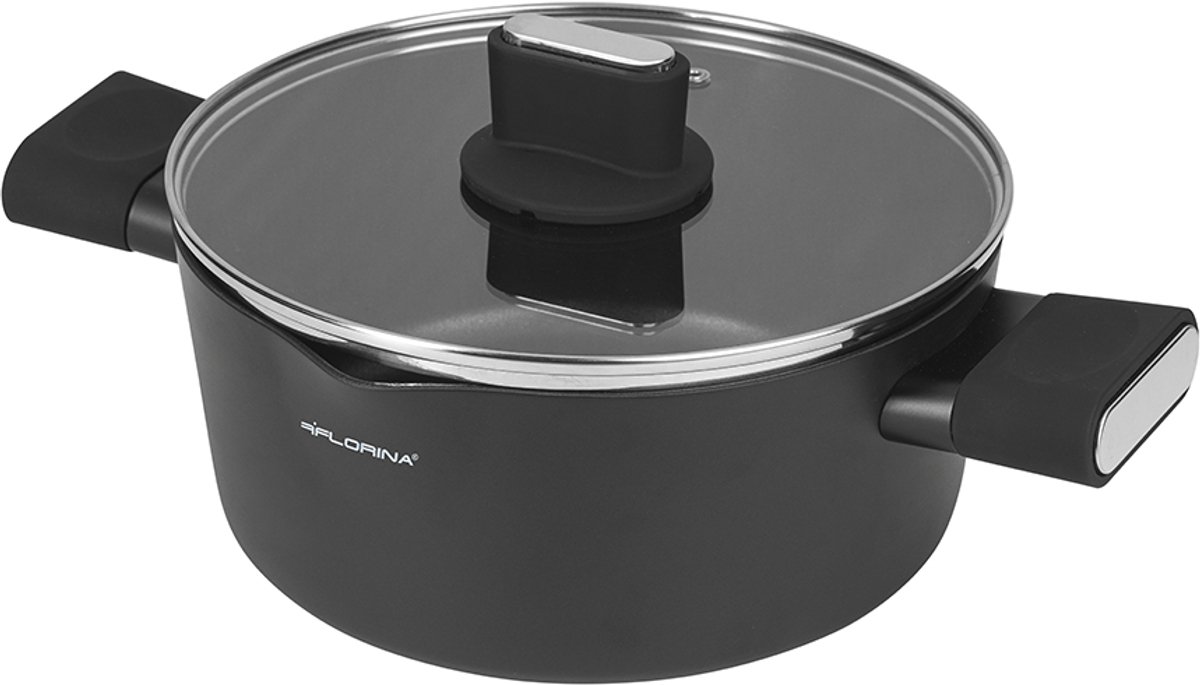 Florina Magma Aluminium Pan 2.5L - Zwart, 20cm