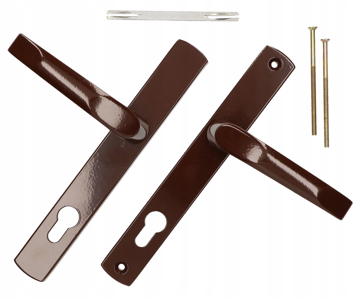 Deurkruk Brons 92mm Lang Schild