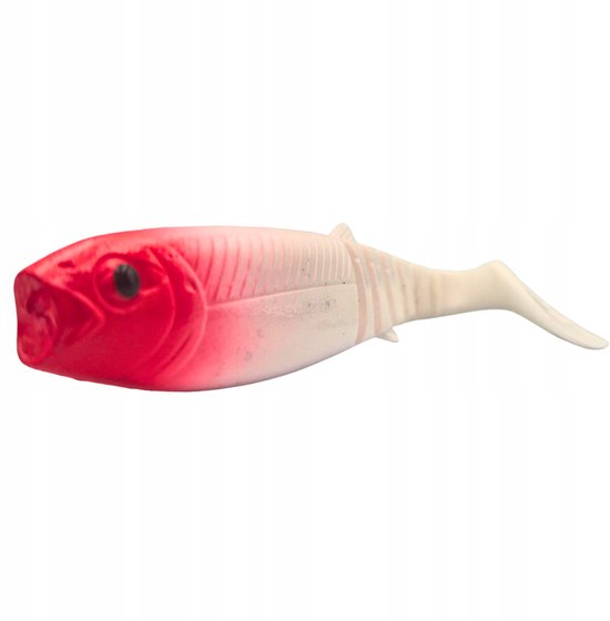 Savage Gear Cannibal 12,5cm 20g Red Head - Zachte Kunstaas Vissen van Merkloos — afbeelding 2