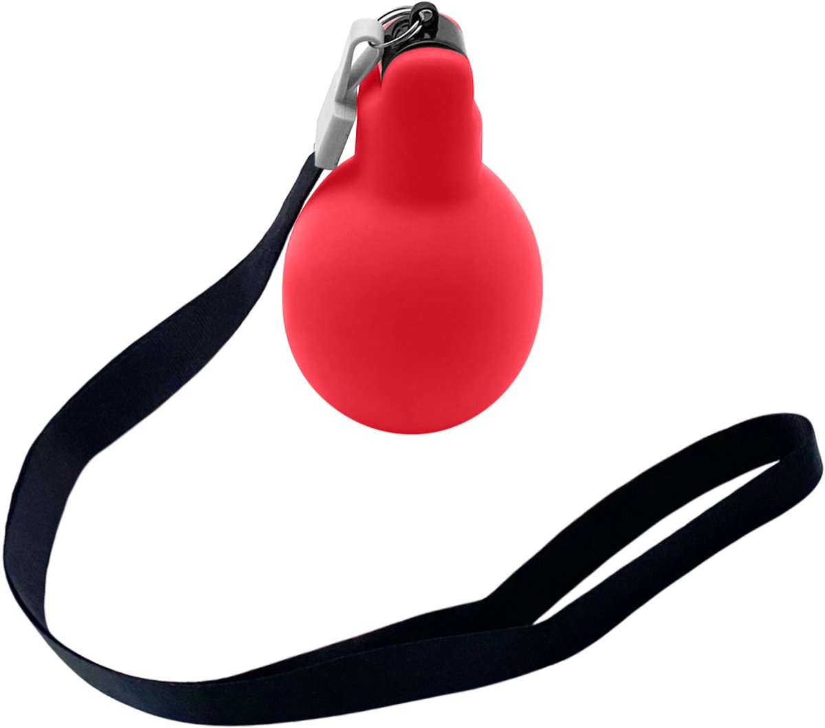 Kavna Knijpfluit met Koord - Handfluit - Scheidsrechterfluitje - Hondenfluitje - Noodfluit bij Ramp - Rood