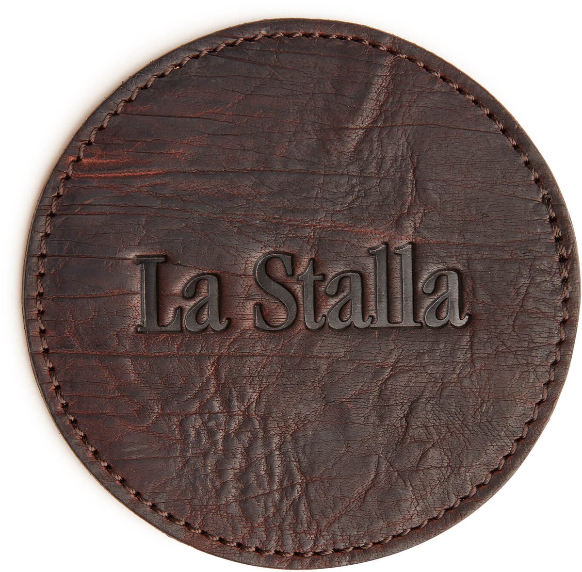 Onderzetter rond 10cm dubbel met enkel stiksel - Served with Style