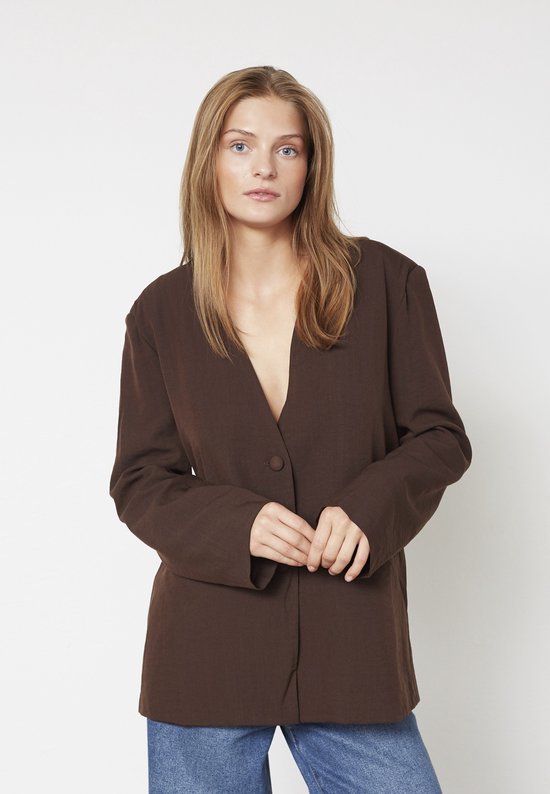 SISTERS POINT Game-bl - Blazer femme - Marron - Taille S