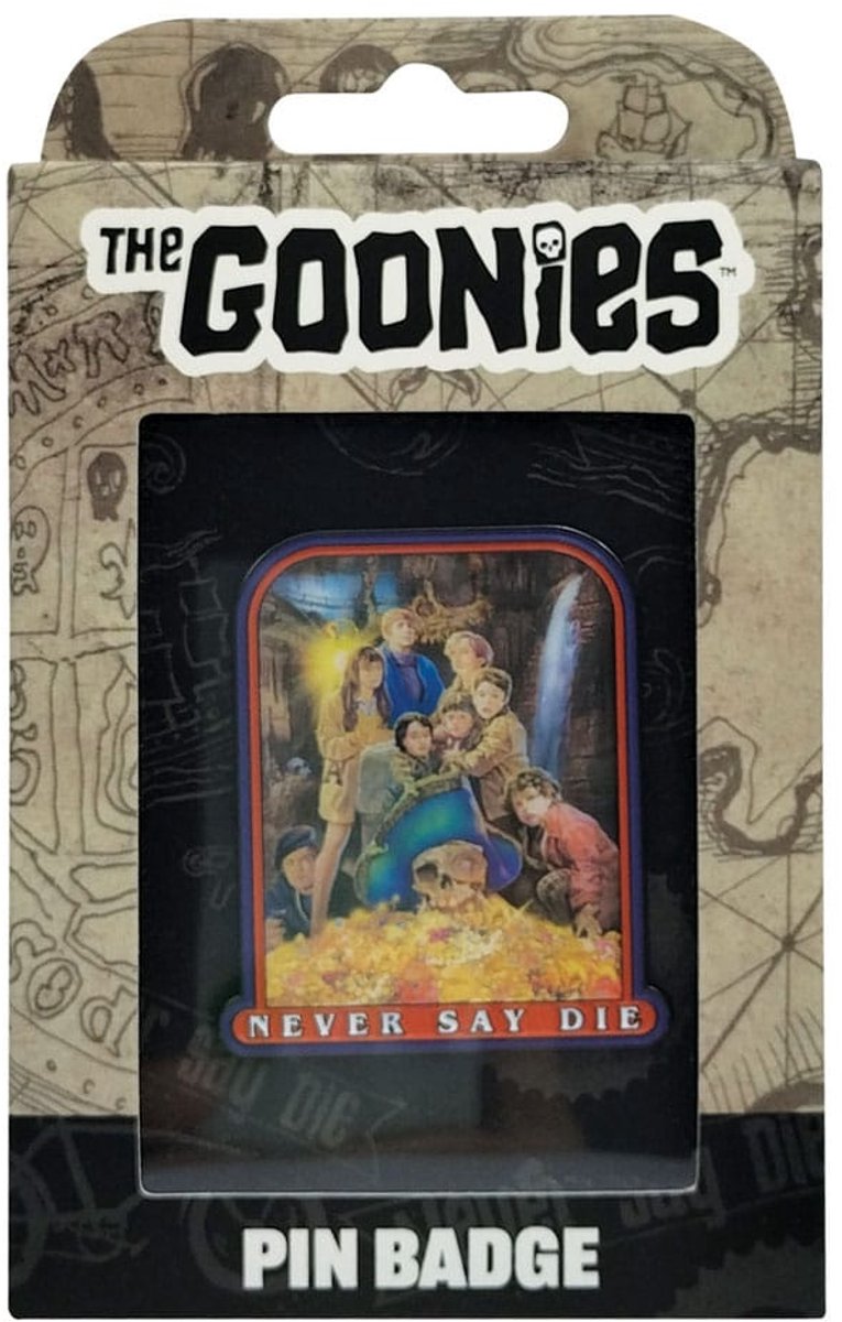 The Goonies Pin Badge 40th Anniversary Never Say Die