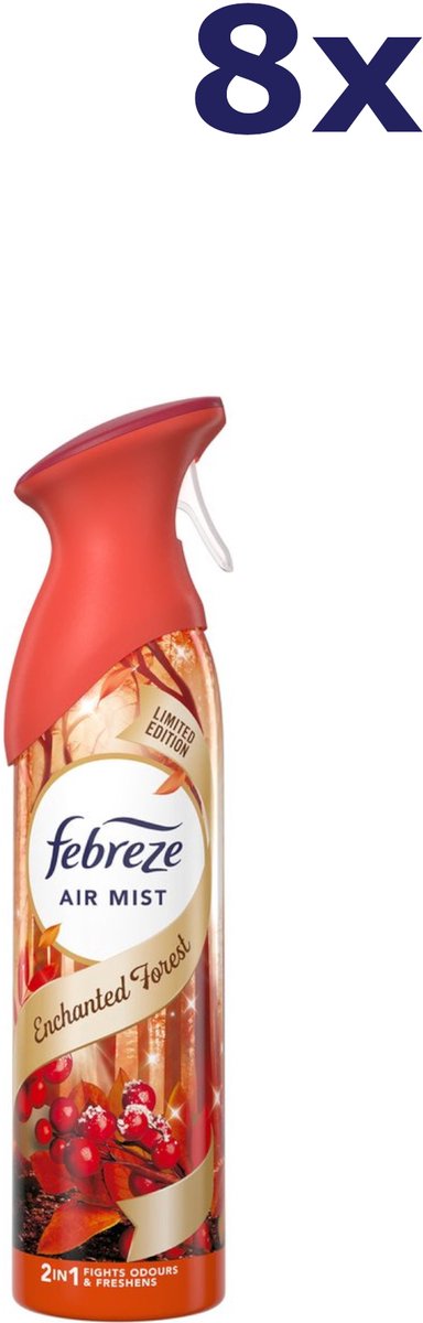 8x Febreze luchtverfrisser 185ml Enchanted Forest