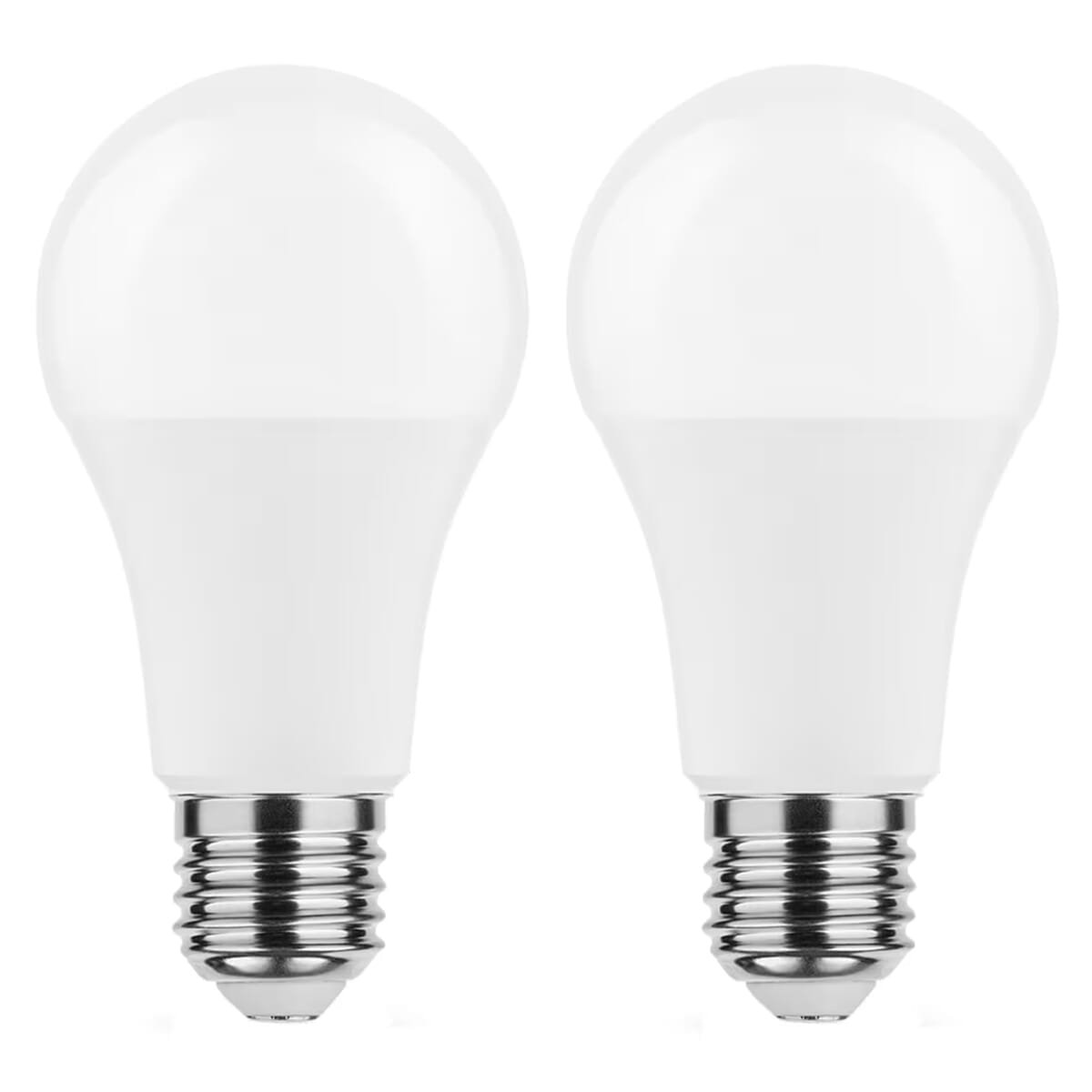 Modee E27 LED Lamp 13W - 1350lm - 2700K - Warm Wit - LED Globe A60 - Vervangt 91W Halogeen Gloeilamp - 2 stuks