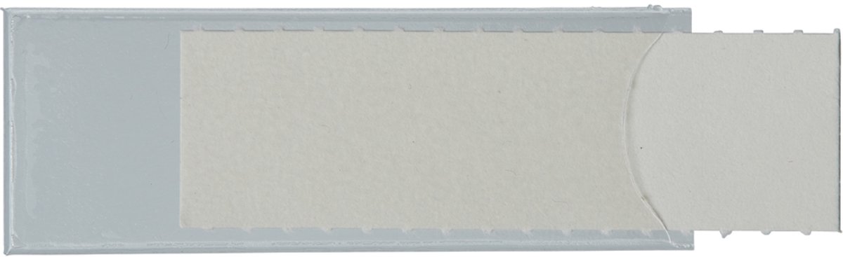 leitz zichtvenster uni-schildjes b53xh19mm wit
