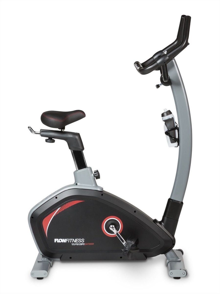 Flow Fitness Turner DHT2000i Hometrainer - 32 Trainingsniveaus - Hartslagfunctie
